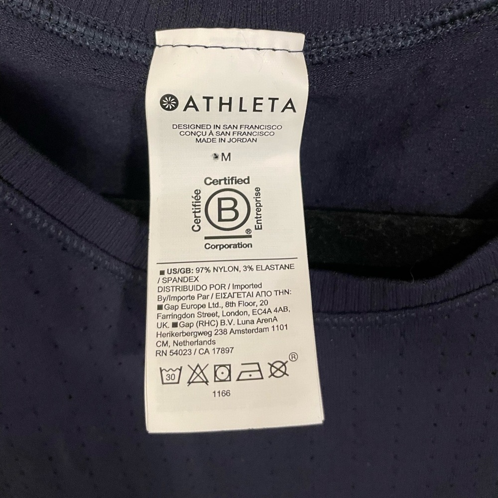 NWT Athleta In Motion Seamless Tee - Picture 5 of 5